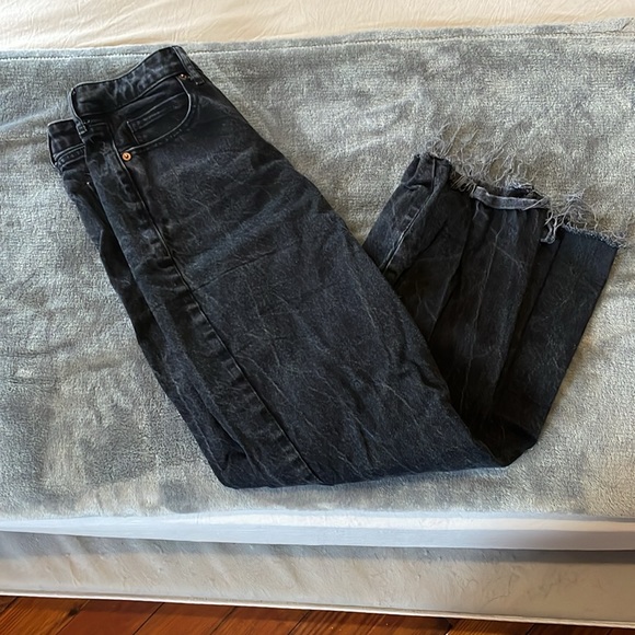 Petite extra high rise wide leg jeans - Picture 2 of 3